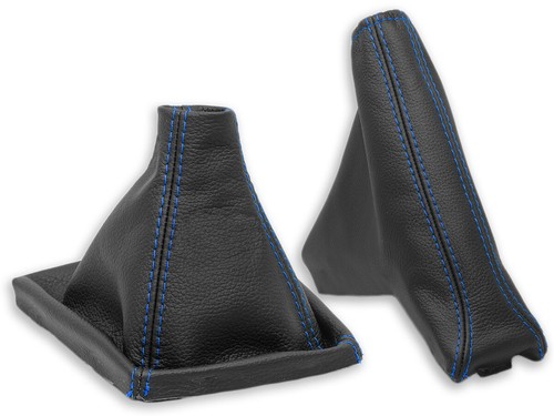 Soufflet Levier De Vitesse Et Frein à Main Pour OPEL ASTRA H 2004-2014 - Bleu Foncé, Neuf, 1 An Garantie