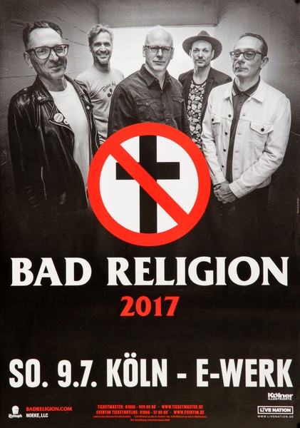 Bad Religion - True North Live, KöLn 2017 | Konzertplakat | Poster-image