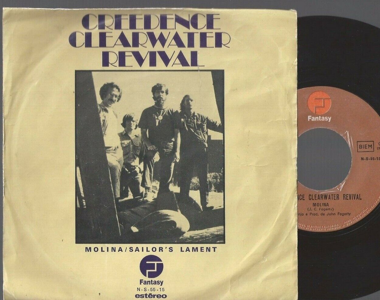 CCR Creedence Clearwater Revival Molina / Sailor's Lament 45 RECORD + PIC SLEEVE
