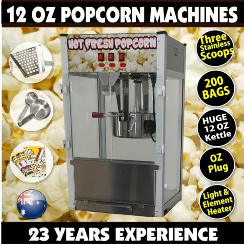 Electric Pop Corn Maker Event Market Popper commercial 12OZ 340g Popcorn Machine - Picture 2 of 10
