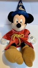 Disney Store Sorcerer's Apprentice Mickey Mouse 21" Fantasia Plush