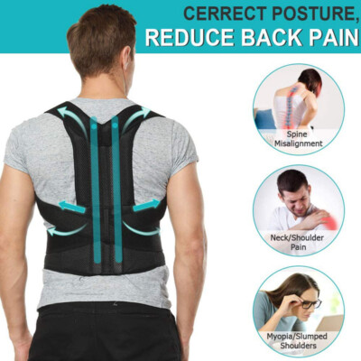 Posture Corrector Abdominal Binder Hernia Back Support Stomach