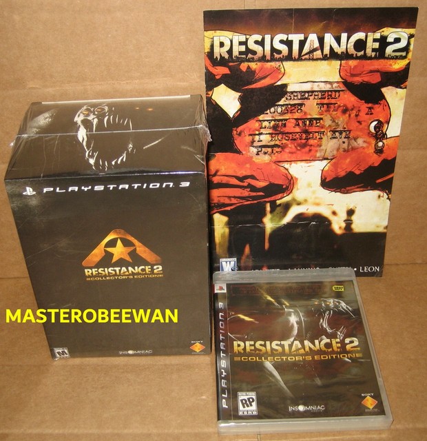 Resistance 2 Collector's Edition PlayStation 3 PS3 New Sealed + Comic ...