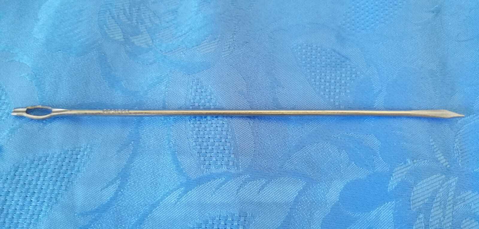 AGO DA CUCINA INOX DRITTO CM.18 PADERNO LACING NEEDLE