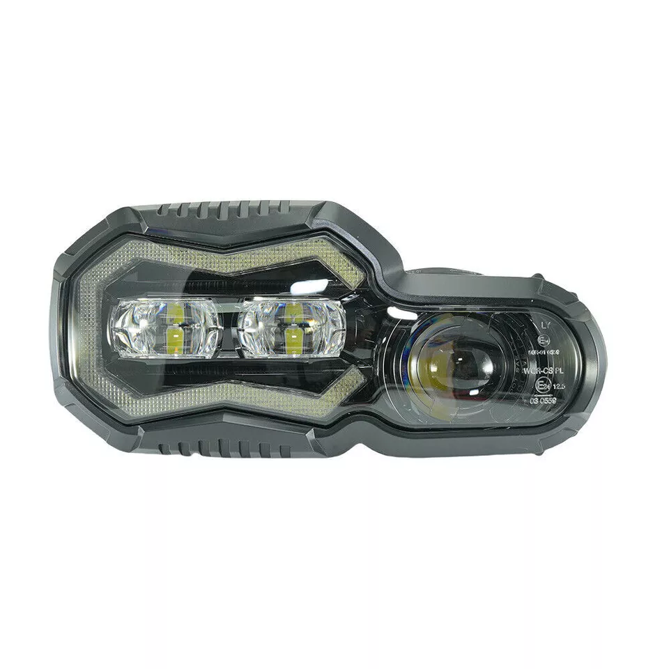 LED Headlight Assembly DRL High Low Beam For BMW F650GS F800GS Adv F800R F700GS - Image 4 of 4