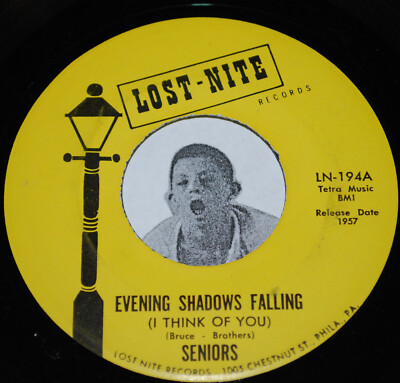 Doo Wop 45~SENIORS~Evening Shadows Falling / I've Got Plenty