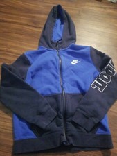 NIKE ZIPUP HOODIE BOYS YOUTH MEDIUM BLUE