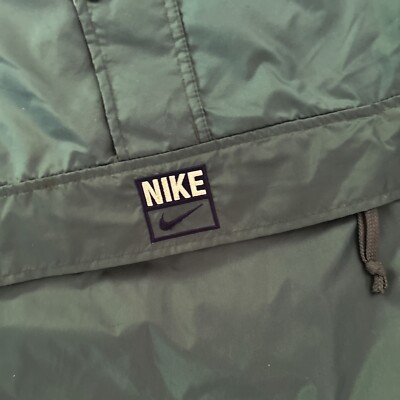 Vintage 90s Nike Anorak Windbreaker Jacket Men's Hooded Parka