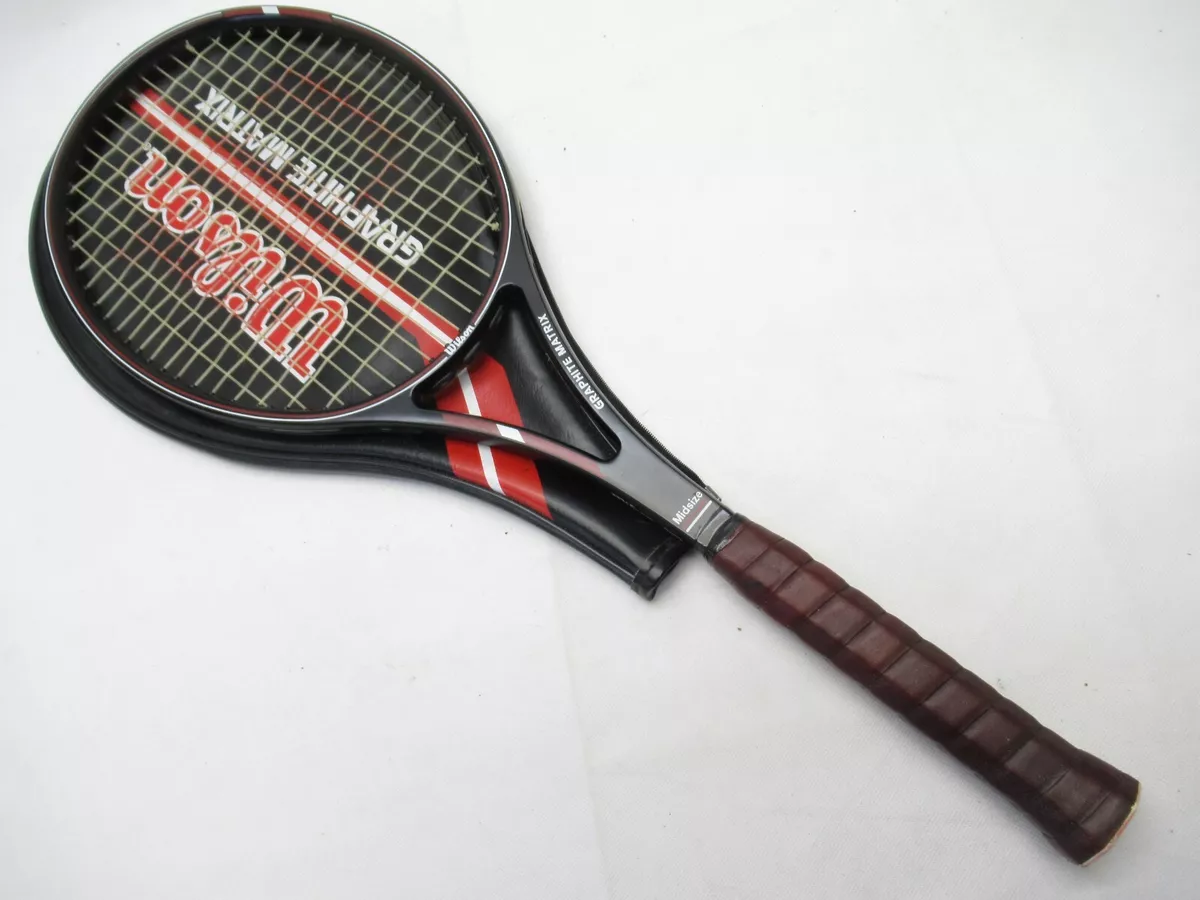 WILSON GRAPHITE MATRIX MIDSIZE TENNIS RACQUET (4 1/4) TAIWAN. LONG TERM STORAGE WILSON GRAPHITE MATRIX MIDSIZE TENNIS RACQUET (4 1/4) TAIWAN. LONG TERM STORAGE