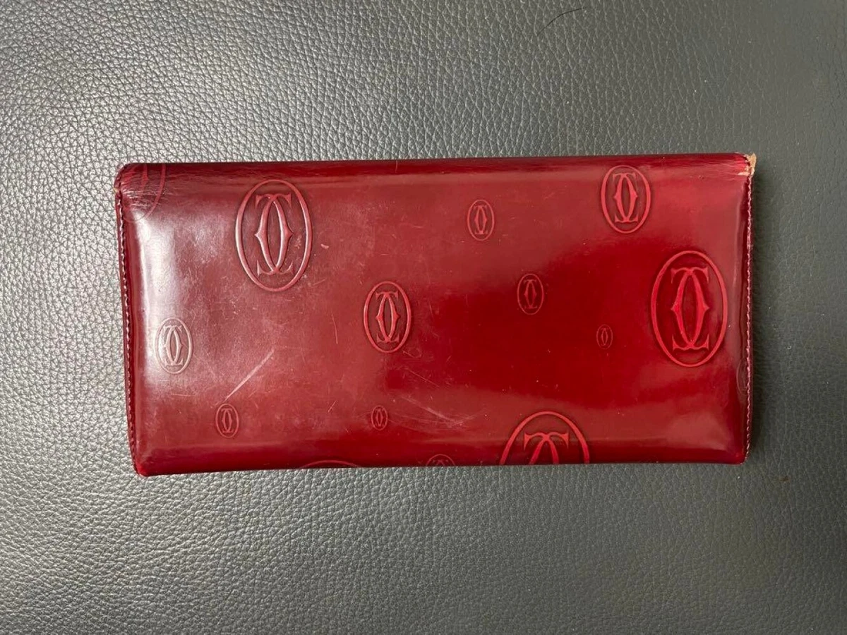 Cartier top wallet red