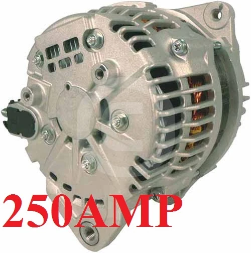 250 High Amp Alternator for Nissan Pathfinder Armada V8 5.6L VK56DE 2004 — 第 2/3 张图片