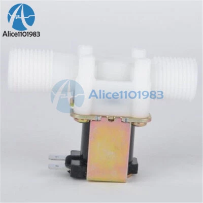 1PCS 1/2" N/C DC12V Magnetic Electric Solenoid Valve Water Air Inlet Flow Switch