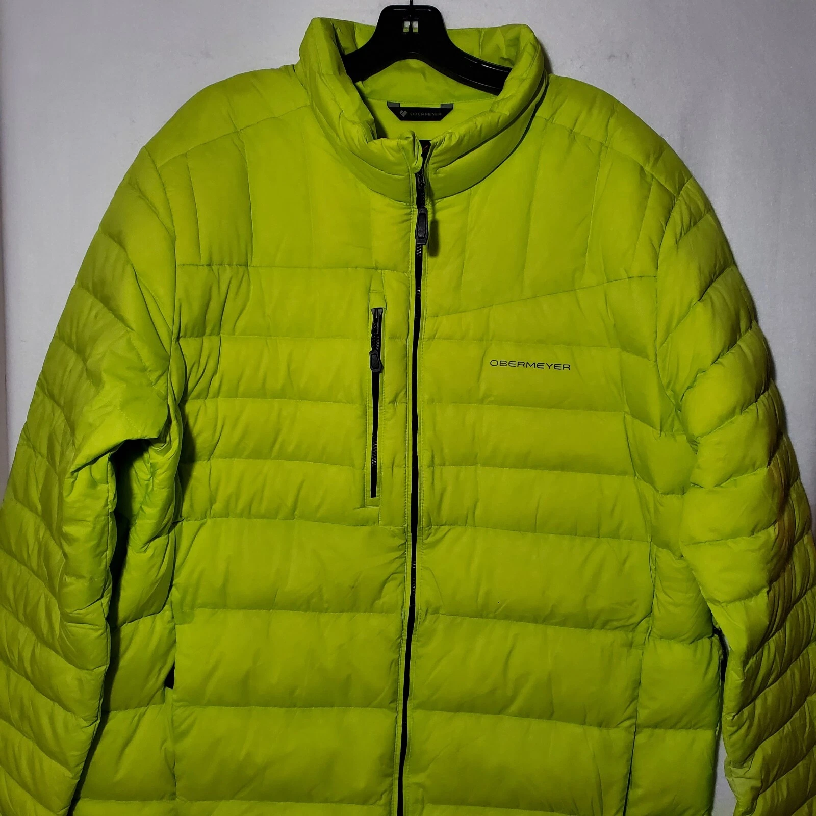 Obermeyer Klaus Down Puffer Jacket Men's XL Lightweight Pockets MSRP $299 NWT
