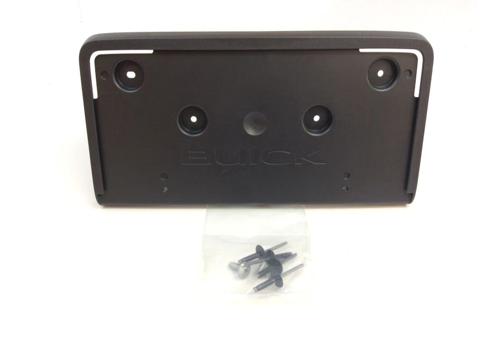 Soporte de montaje de placa de matrícula para parachoques delantero Buick LaCrosse 2017-2019 nuevo OEM Foto 2 de 4