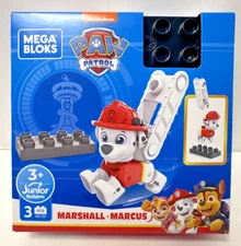 Paw Patrol Marshall - Marcus Mega Bloks Junior Builders 3-pcs Set by Mattel NEW!