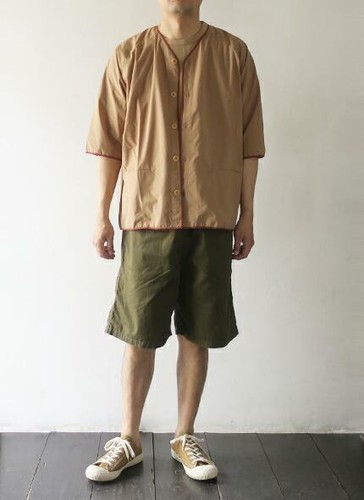 KAPITAL smily shorts rain smile brand new Japan khaki yellow - Picture 8 of 12