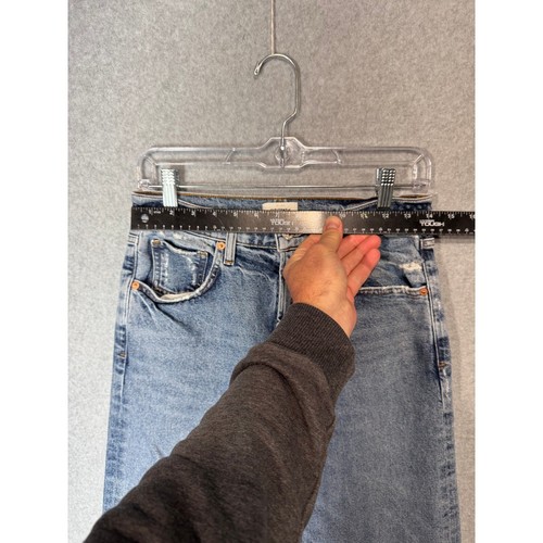 Citizens of Humanity Jeans Womens 27 Paloma Baggy Wide Leg Distressed Denim - Picture 2 of 13