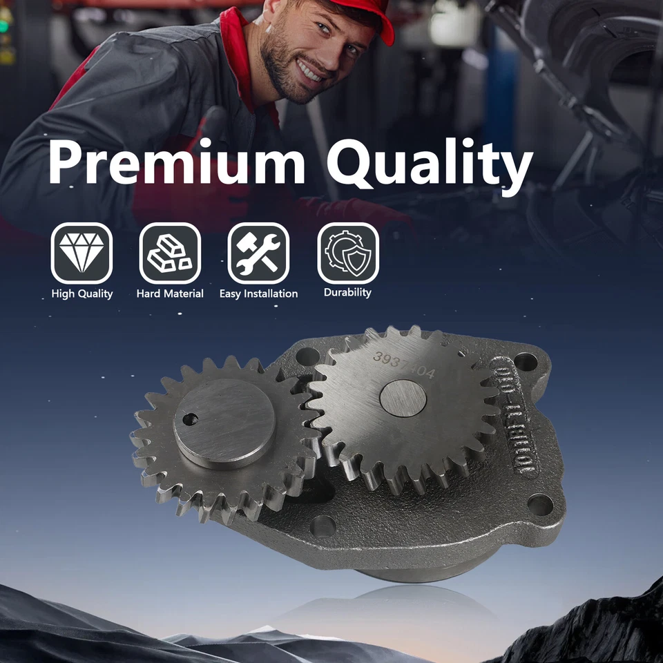 12V 24V Engine Oil Pump Fit for 1989-2002 Dodge Ram 5.9L 3937404 4939587 - Image 2 of 4