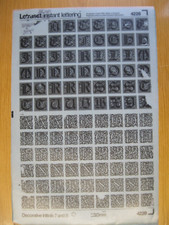 1 x Letraset DEKO INITIALEN 7 und 8 23,0 mm Blatt 4228 (R)