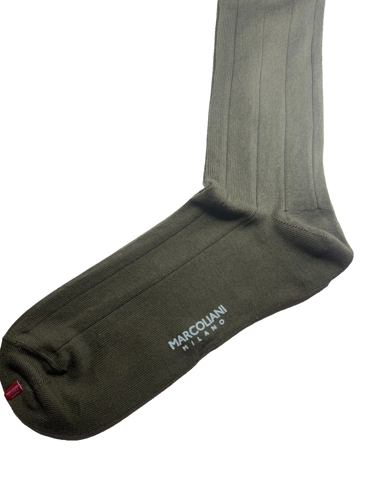 Marcoliani Milano Italian Pima Cotton Mens Dress Socks Size 8-11 New With Tags