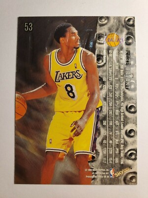 その他 Kobe Bryant Kobe Bryant 1998-1999 Skybox Metal Universe #53 Great Condition