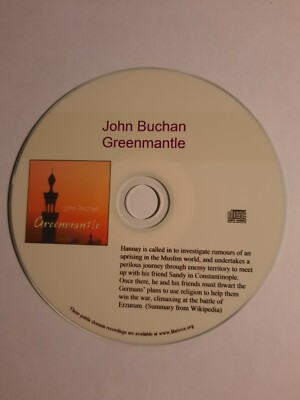 JOHN BUCHAN  / Greenmantle  9+hrs Unabridged AudioBook  Mp3 CD