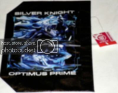 Transformers Silver Knight Optimus Prime Autobots Reusable Shopper Tote Bag 12..