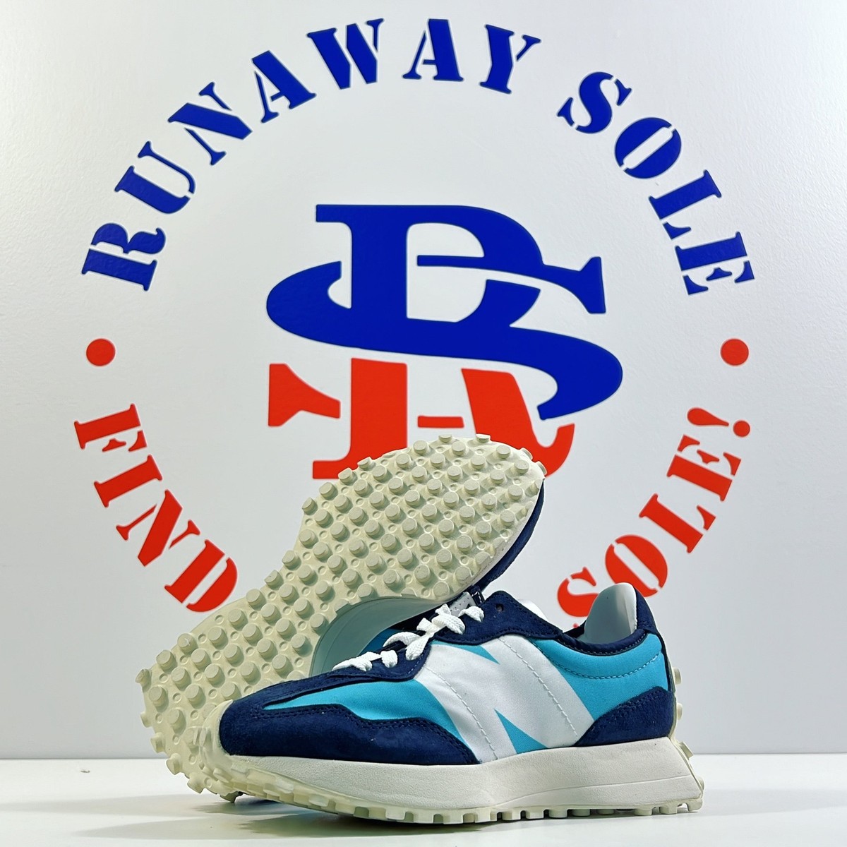 New Balance 327 Navy White Style Code WS327CPB Women's Size 5 | eBay