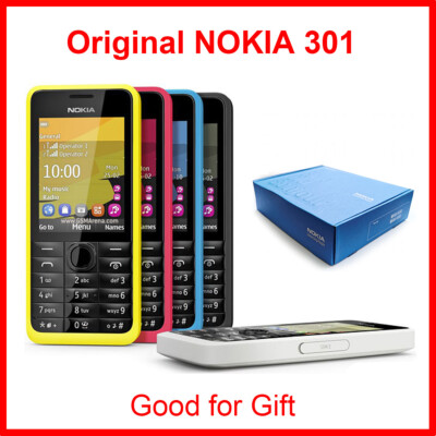 Original NOKIA 301 Mobile Phone WCDMA 3MP 2.4' Single Sim Card Cellphone Unlock