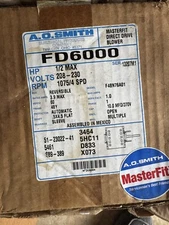 A.O. Smith FD6000 AO SMITH 5 5/8 Inch Diameter Motor 208-230 Volts 1075 RPM [Mis