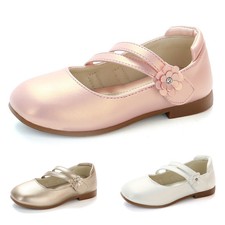 Girls Kids Casual Patent Leather Mary Jane We...