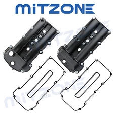 2PCS Upgraded Aluminum Valve Covers Set w/ Gasket for 2002-08 Jaguar S-Type 3.0L