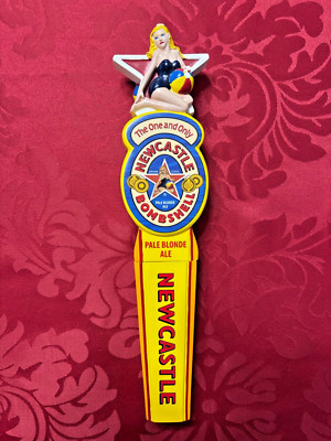 Newcastle Bombshell Pale Blonde Ale Draft Beer Tap Handle-No Box 12 