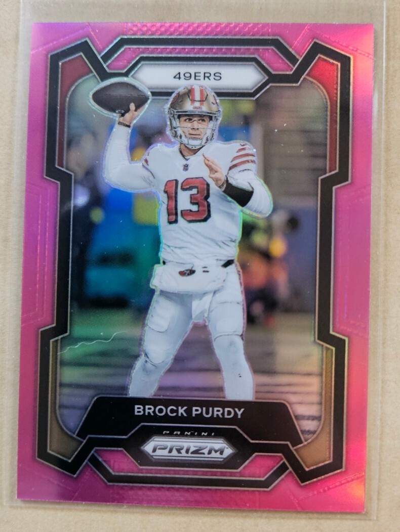 Brock Purdy 2023 Panini Prizm SP Pink Prizm 2nd Year Parallel #266 - 49ers 🔥
