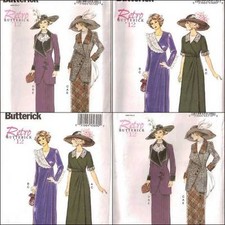 Vintage Retro 1912 Butterick Pattern Titanic Edwardian Abby Downton UPIC