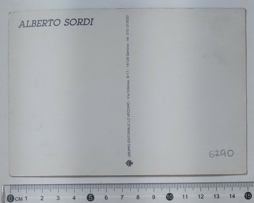 06790 1162 Cartolina - Alberto Sordi Aldo Fabrizi - Mi permetta babbo - Cinema - Imagen 2 de 2