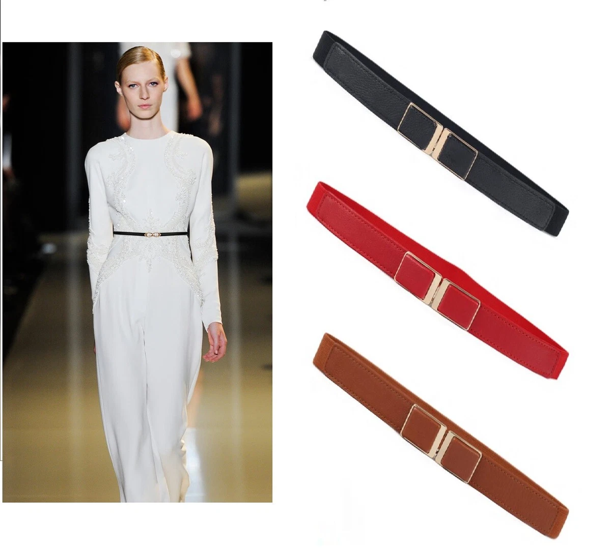 Red waist belts for hotsell dresses