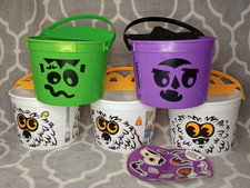 2023 2024 McDonald  s Halloween 5 Boo Buckets Pails Happy Meal Monster Vampire