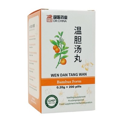 Wen Dan Tang Wan   Bambus Form   Authentische TCM Kräuterformel