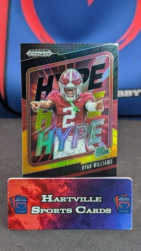 2025 Prizm Draft Pick Ryan Williams Hype Black Gold /5 Alabama SSP