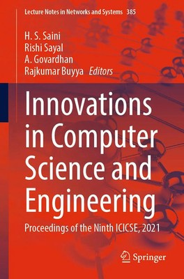 H. S. Saini (u. a.) | Innovations in Computer Science and Engineering | Buch
