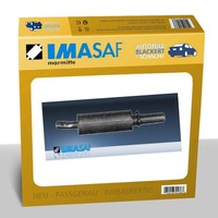 Imasaf ESD Auspuff Endtopf für Opel Manta B CC 1.6 D 1982-1988, EndschalldäMpfer