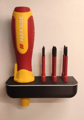 Wall Mount Holder for Parkside PASD 4 Cordless Screwdriver