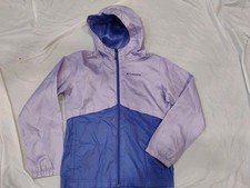 Columbia Size 10 - 12 Girls MediumLightweight Windbreaker Purple EUC