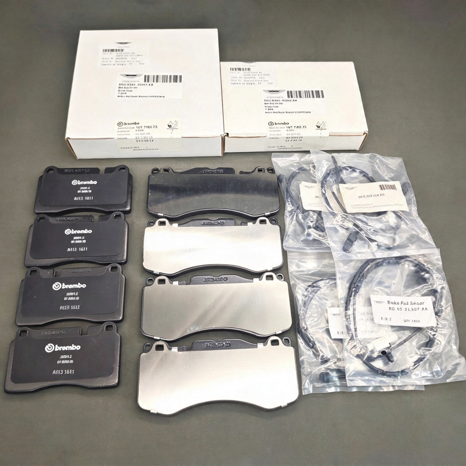 Aston Martin Rapide 2010 Front Brake pad wear sensors Set P/N AD432C562AB