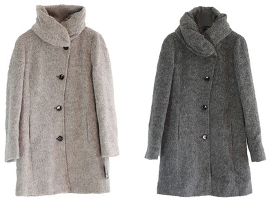 Gil Bret Women's Jacket Coat Duffle Winter Long Alpaca