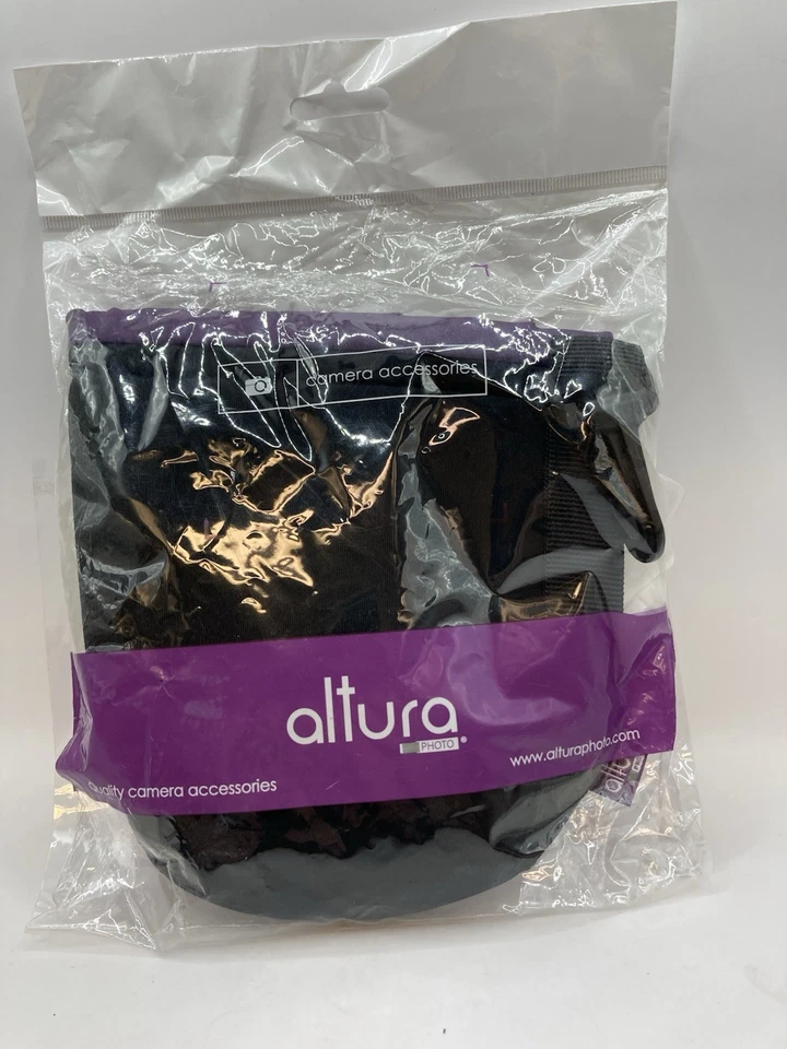 Lens Pouch - Altura Lens Bag BlkPurple Pouch Soft Inside Drawstring Hanging Clip - Image 2 of 4