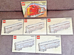 LEGO 10020 10022 10025 SANTA FE + WAGONS - 6 X GENUINE INSTRUCTIONS 👍