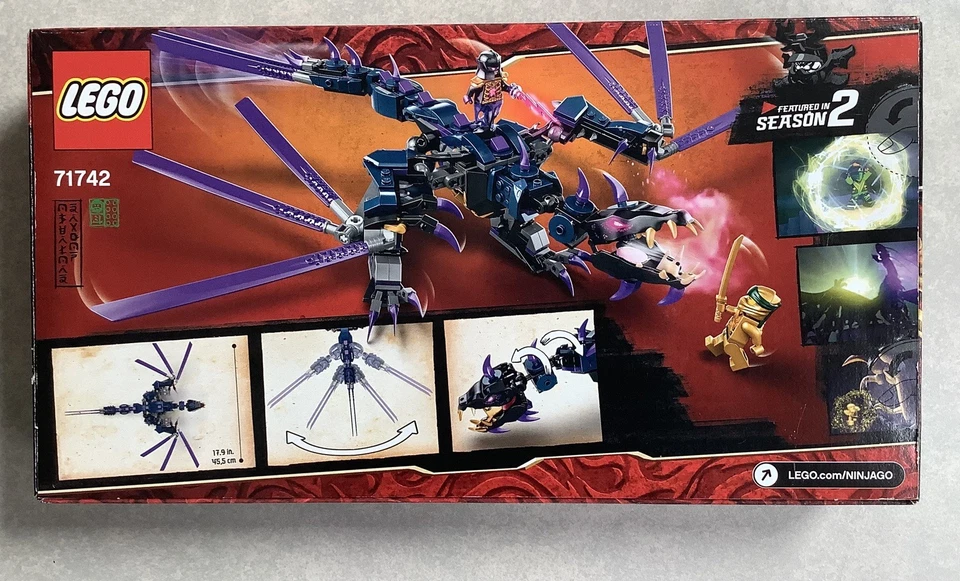 LEGO Ninjago 71742 - Overlord Dragon - with Lloyd Golden Ninja - New, Retired. - Image 2 of 4