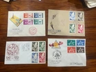 Group of 4 Early Unused China Taiwan FDC Covers